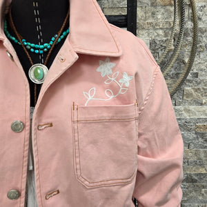 Gardner's Jacket- Chainstitched Field Bloom