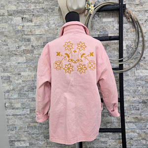 Gardner's Jacket- Chainstitched Field Bloom