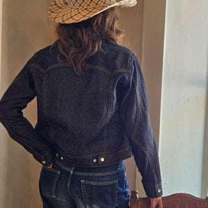 Queen Of Diamonds- Women's Indigo Denim Jacket
