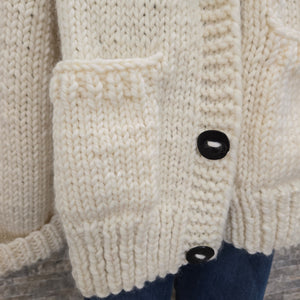 Cardigan- Handknit Wildflowers Jacket