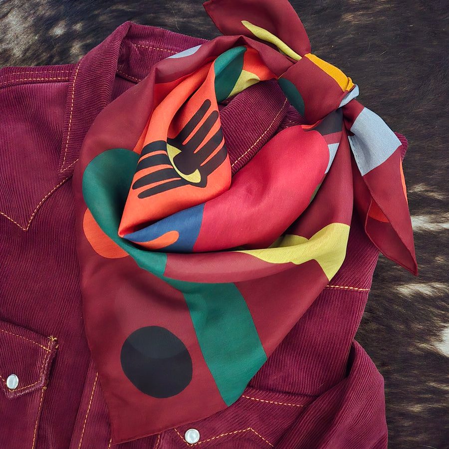 Bandana- Abstract Steer