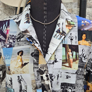 Silk Dress- Beach Celebrity Photo Print