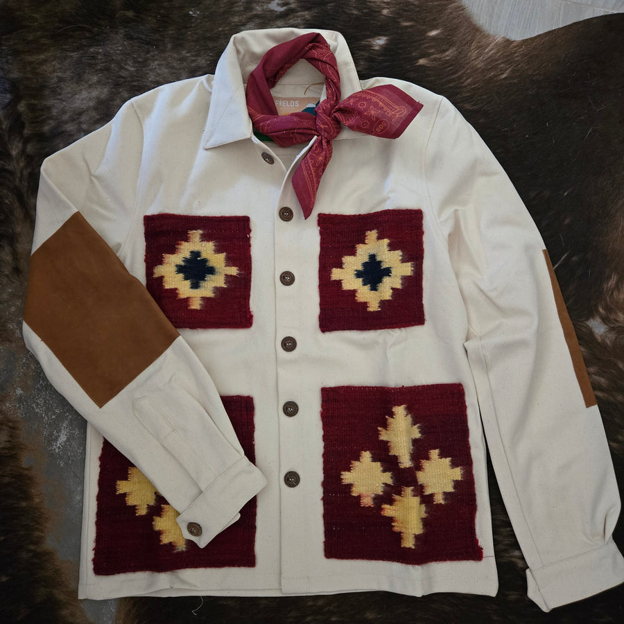 Tapestry Jacket- Denim Southwest Blanket