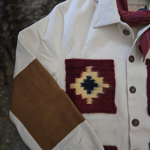 Tapestry Jacket- Denim Southwest Blanket