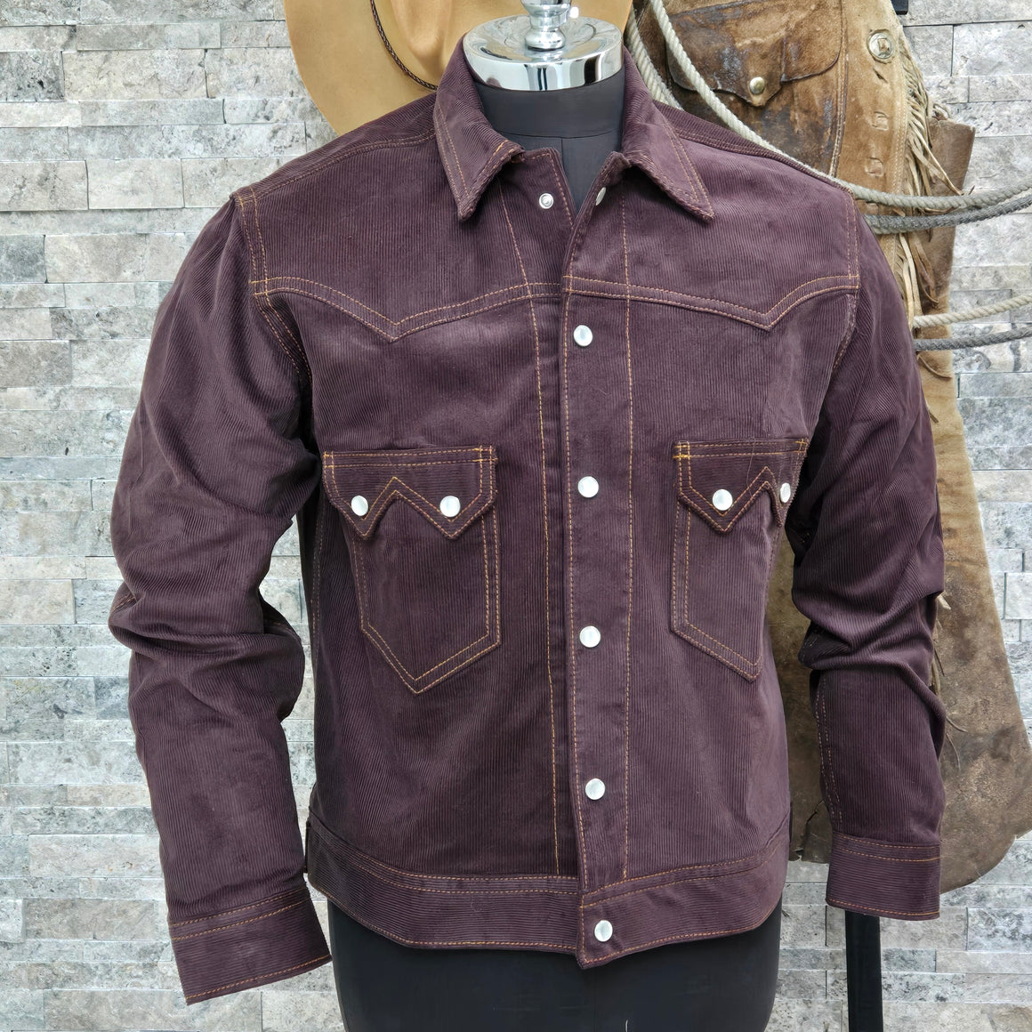 Jack Of Diamonds- Men's Espresso Corduroy Jacket