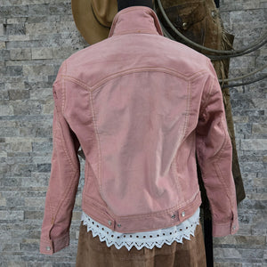 Queen Of Diamonds- Women's Desert Rose Corduroy Jacket