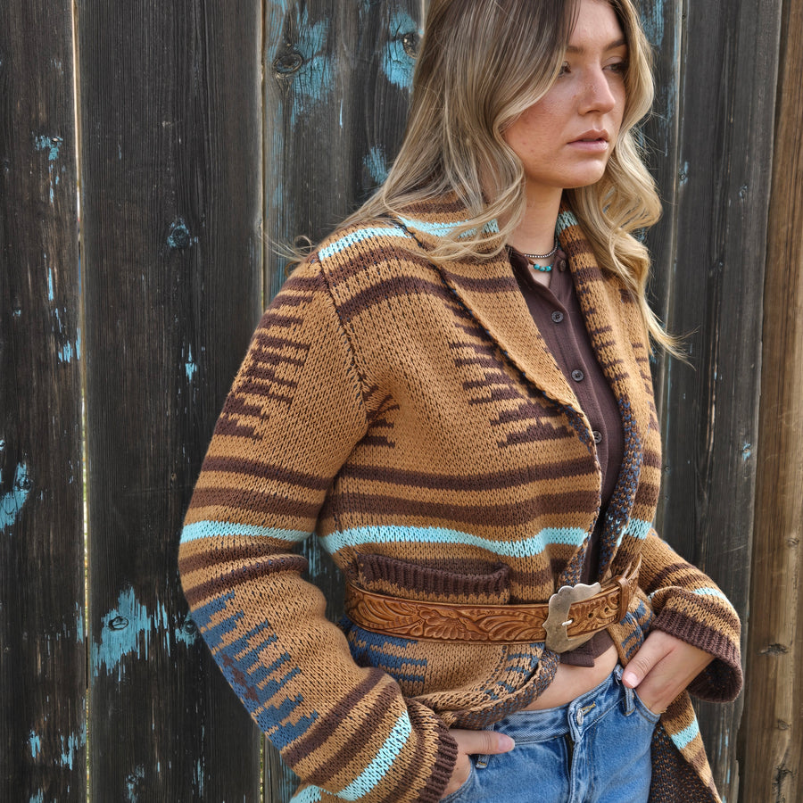 Cardigan- Wrap Harvest Knit