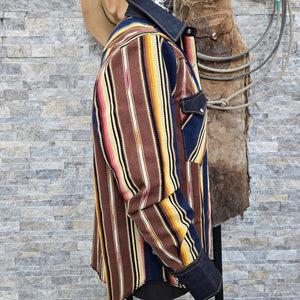 Road Side Attraction- SPECIAL EDITION Serape/Denim Shirt Jacket