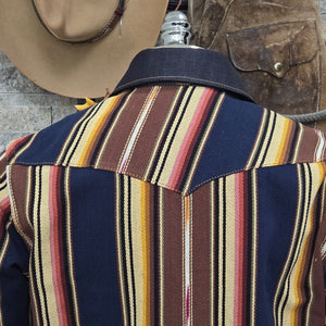 Road Side Attraction- SPECIAL EDITION Serape/Denim Shirt Jacket
