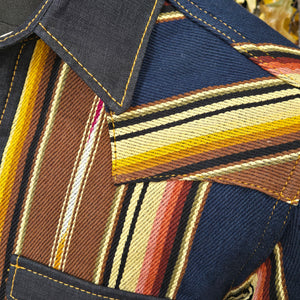 Road Side Attraction- SPECIAL EDITION Serape/Denim Shirt Jacket