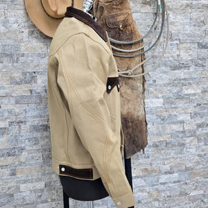 Trail Boss- Men's Tan Denim/Corduroy Jacket