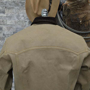Trail Boss- Men's Tan Denim/Corduroy Jacket