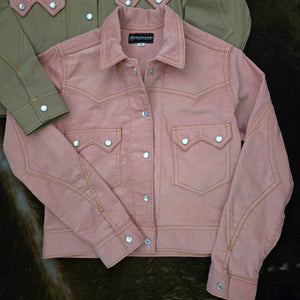 Queen Of Spades- Women's Desert Rose Corduroy Jacket