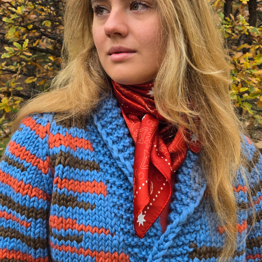 Range Bandana- Bandito Silk (Persimmon)