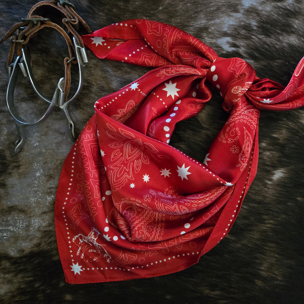 Range Bandana- Bandito Silk (Persimmon)