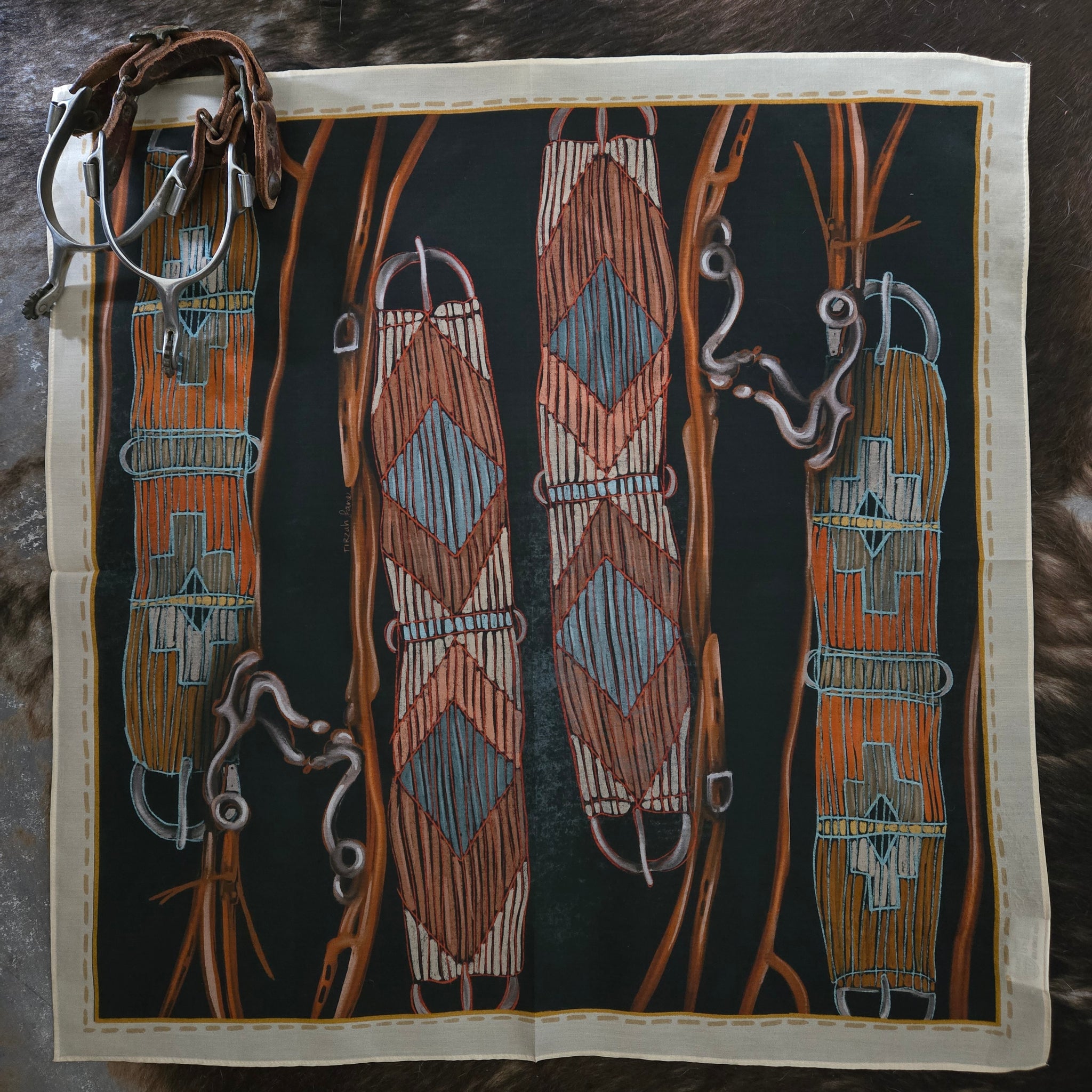 Bandana- Tack Room Treasures Silk