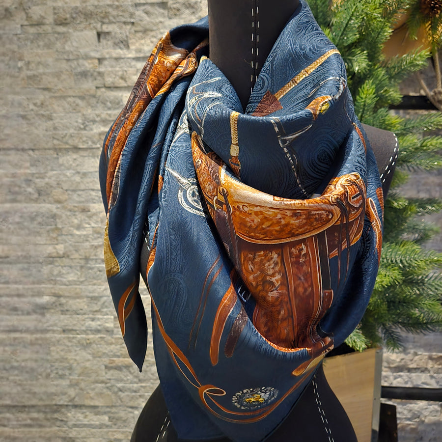 Scarf- Ranch Gear Oversized Silk