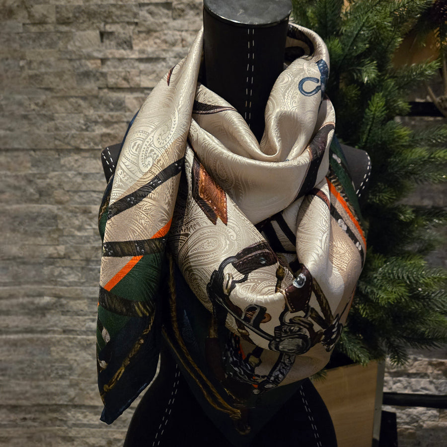 Scarf- Gettin Western Oversized Silk