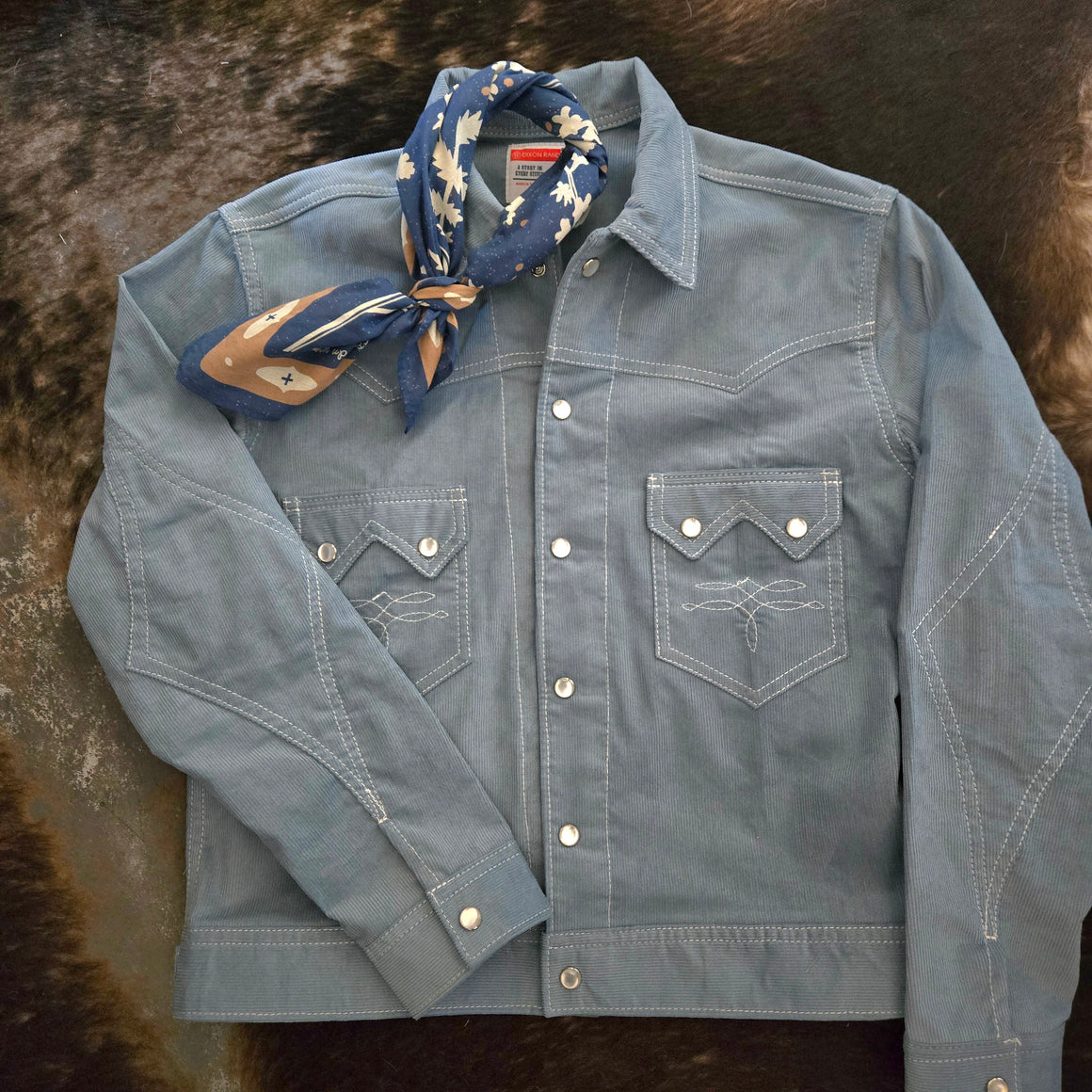 Jack Of Diamonds- Men's Sky Corduroy Jacket