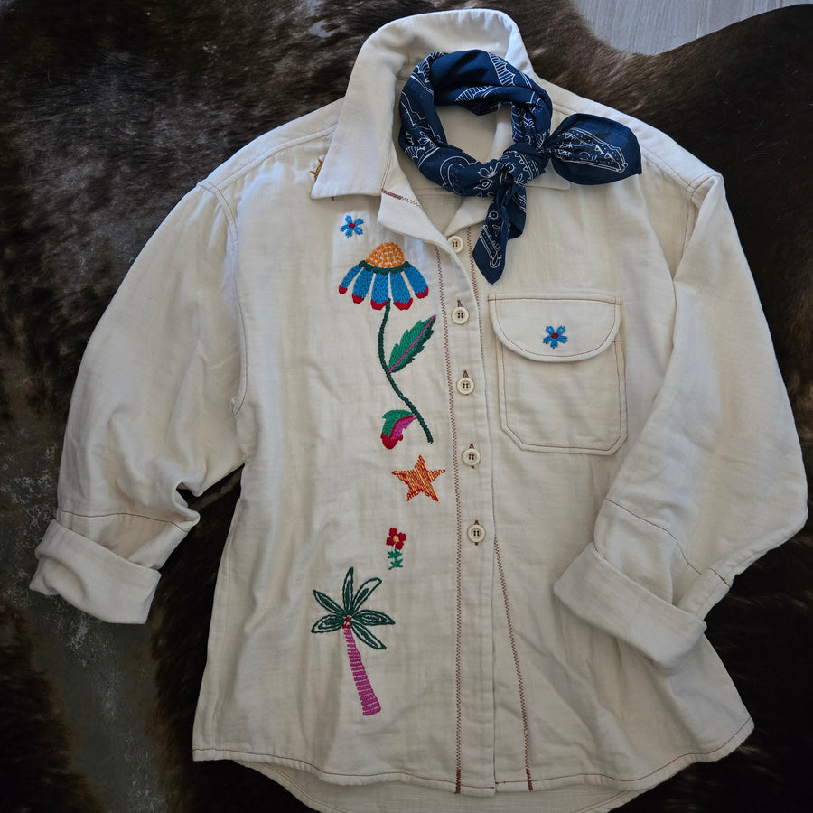 Blouse- Winter Vacation (Ecru)