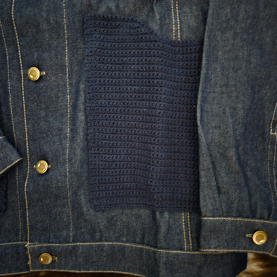 Chore Coat- Denim Crochet (Indigo/Navy)
