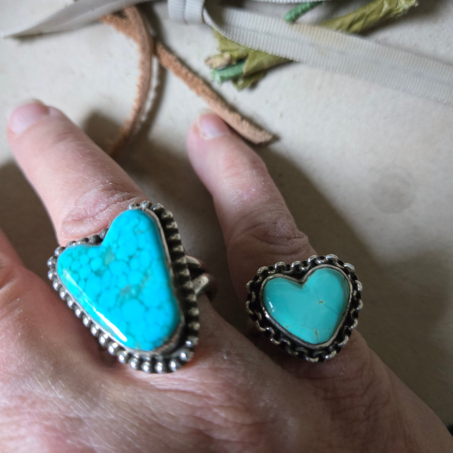 Ring- Small Sterling Heart