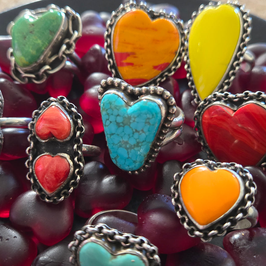 Ring- Sterling Buttercup Heart