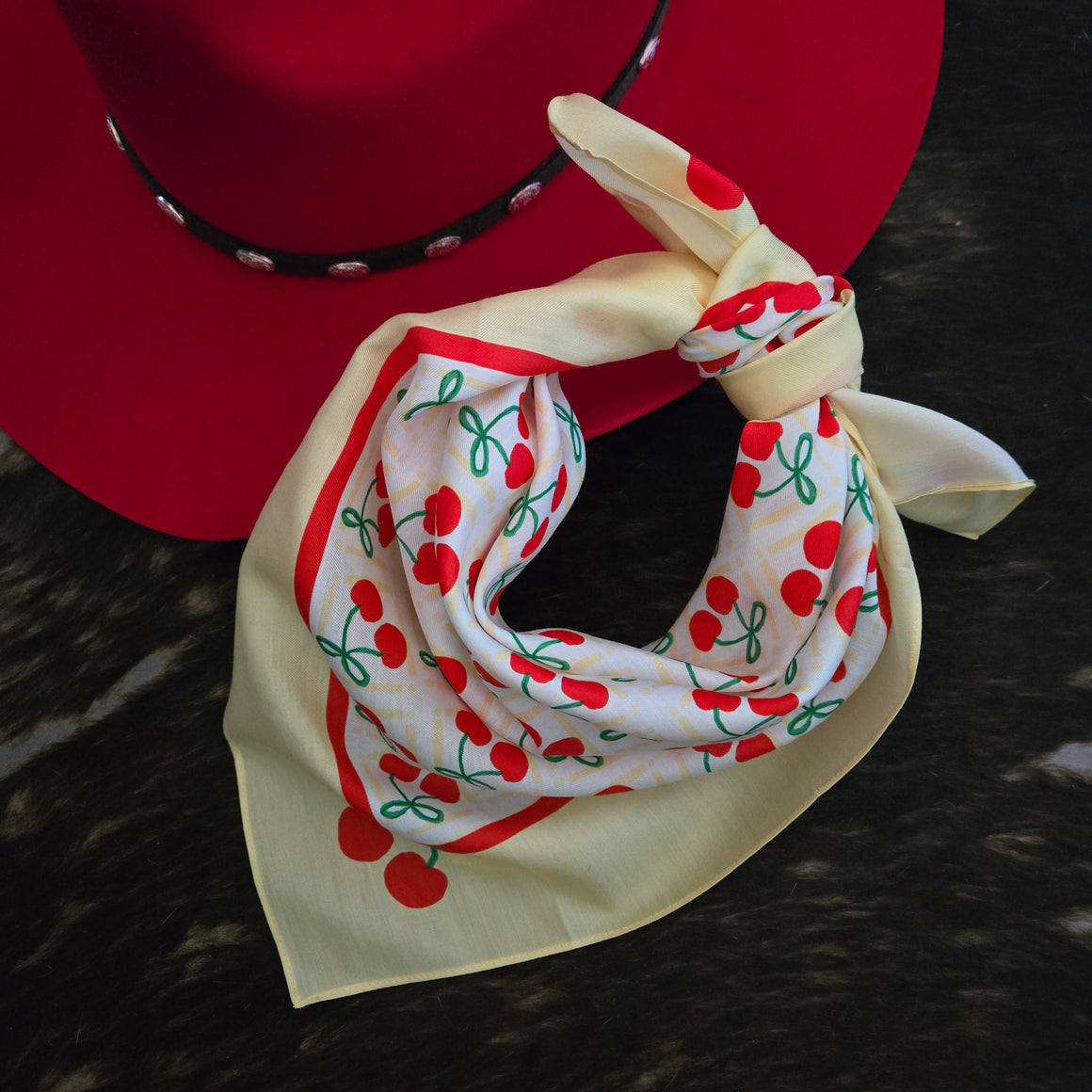Bandana- Lemon Cherries