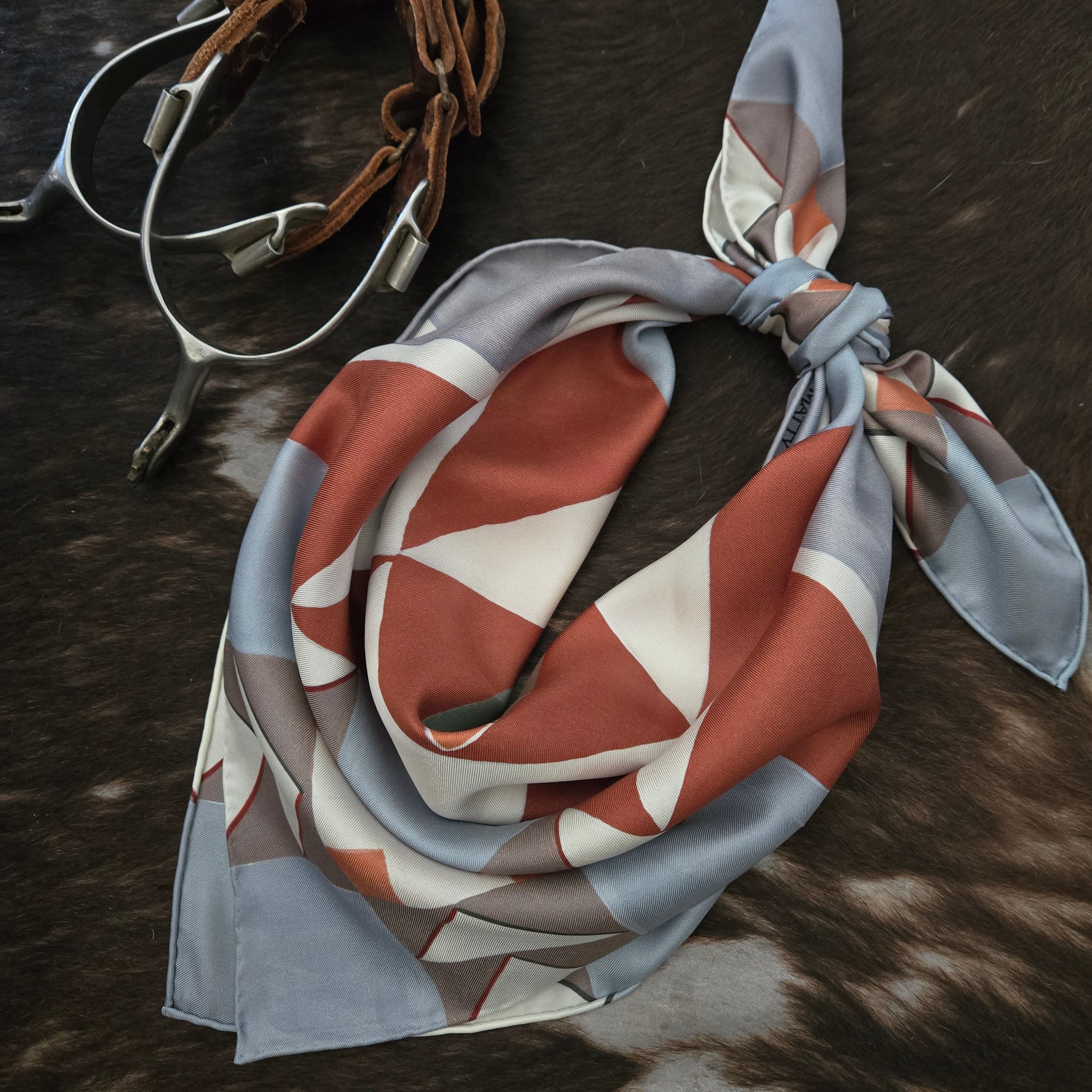 Bandana- Botanical Quilt Silk