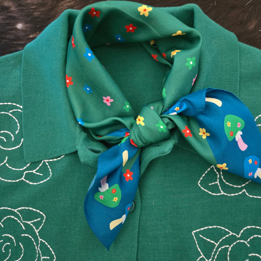 Bandana- Mushroom Floral