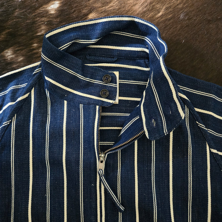 Western Bomber- Vintage Stripe (Navy)