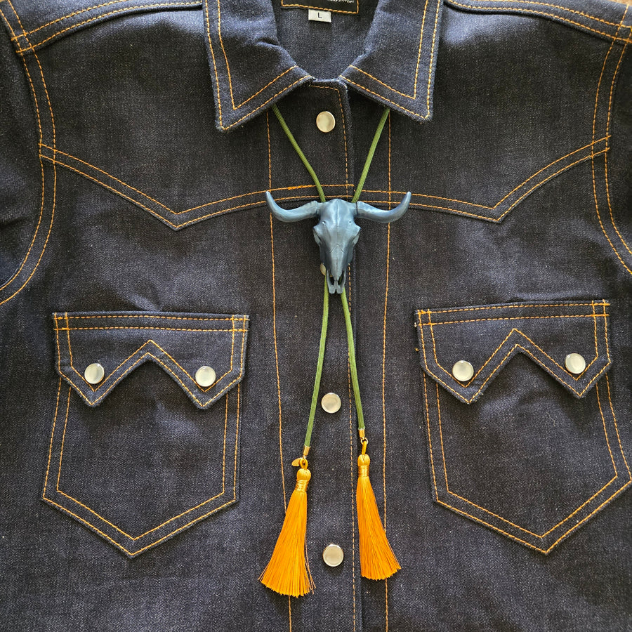 Bolo Necklace- Texas Longhorn