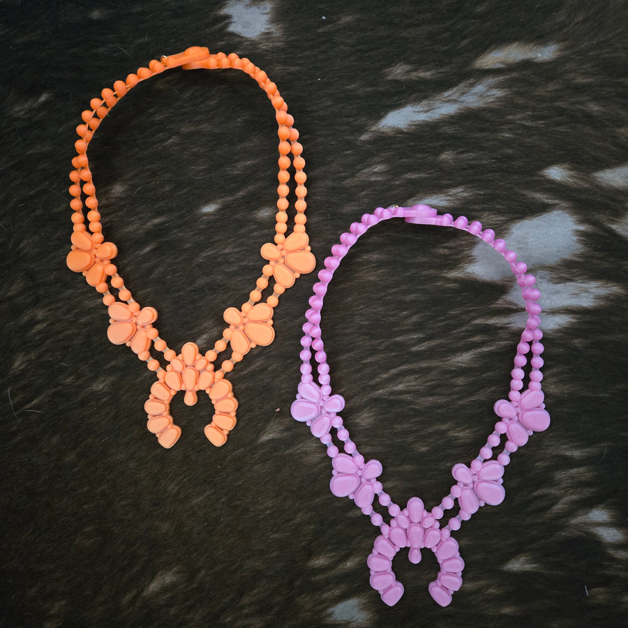 Necklace- Night Bloom Squash Blossom