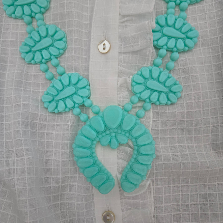 Necklace- Golden Hour Squash Blossom