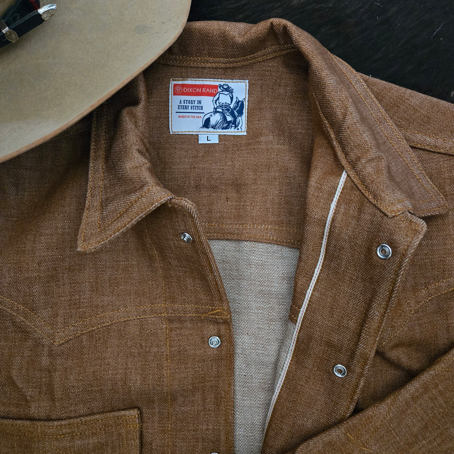 Jack of Diamonds- Men's Amber Selvedge Denim Jacket