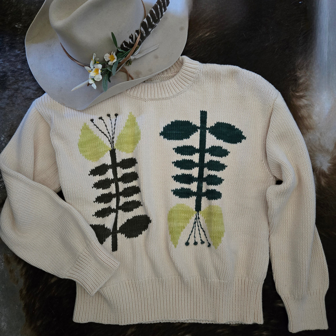 Sweater- Women's Floral Bloom Crewneck