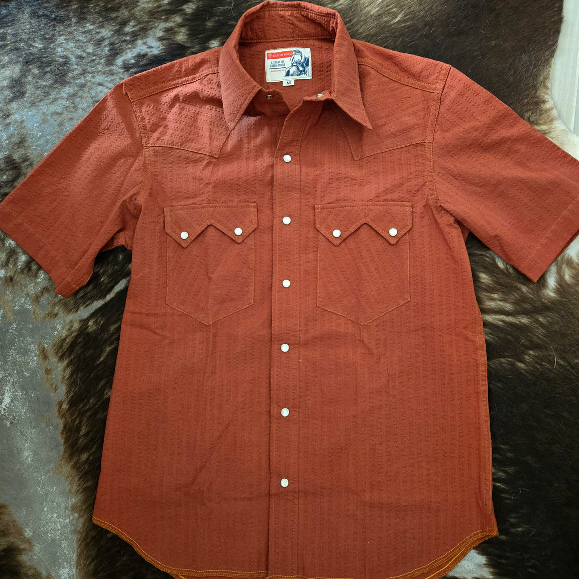 Highwayman-Short Sleeve Seersucker Western