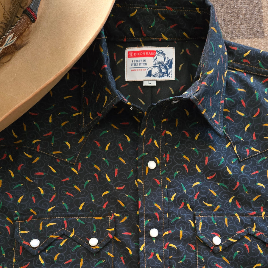 Hot Chile- Men's Long Sleeve Western