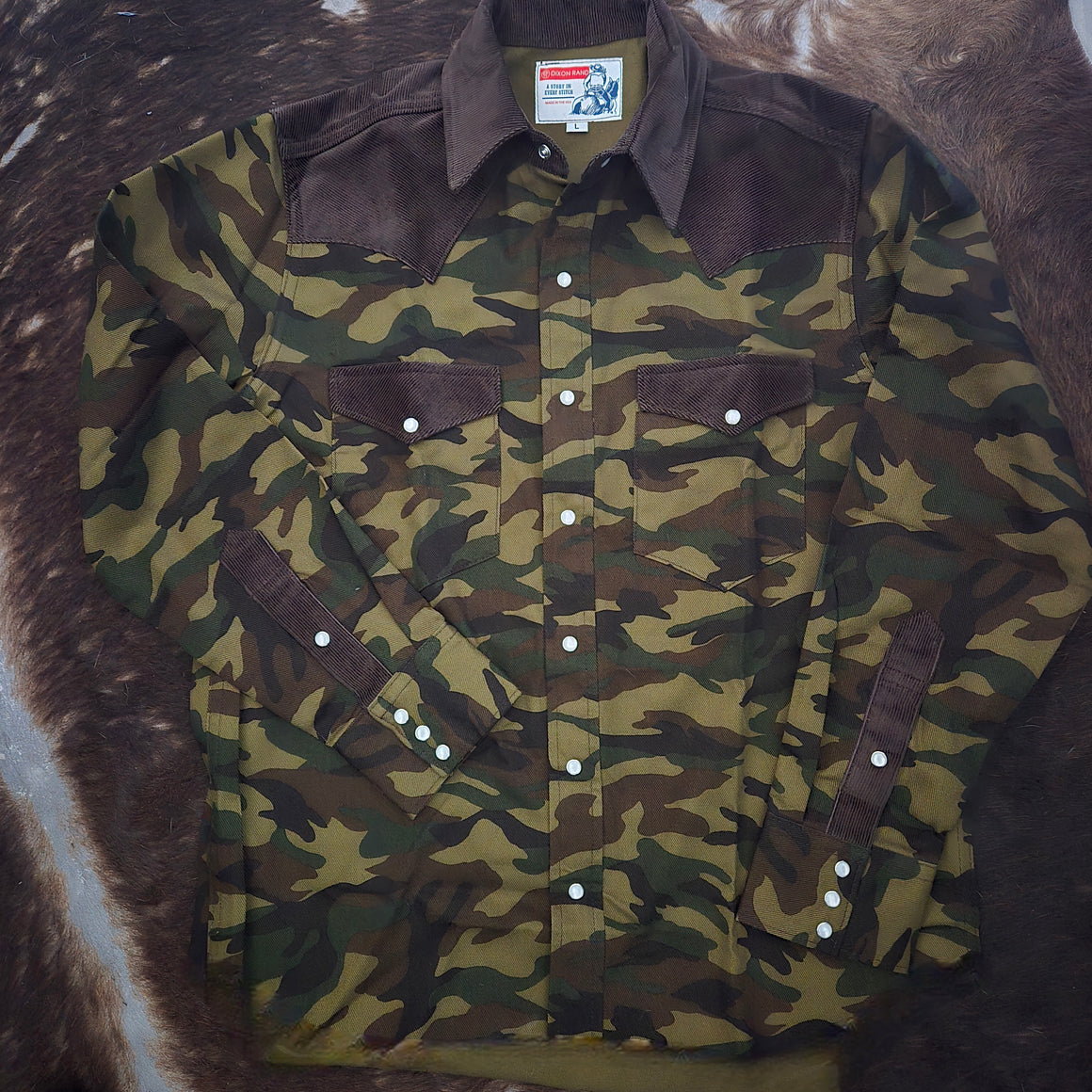 Camo Rambler- Men's Long Sleeve Western Shirt