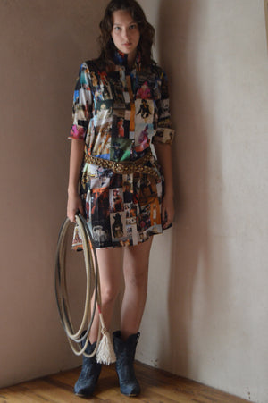 Silk Dress- Cowgirl Photo Print