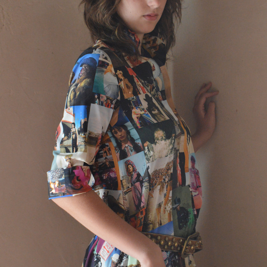 Silk Dress- Cowgirl Photo Print