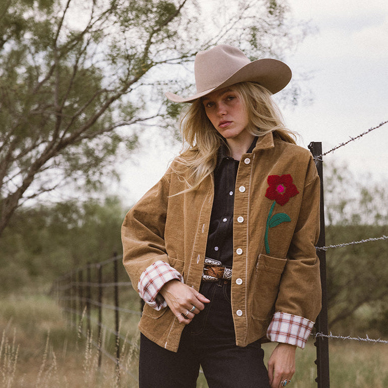 Jacket- Corduroy Fall Floral