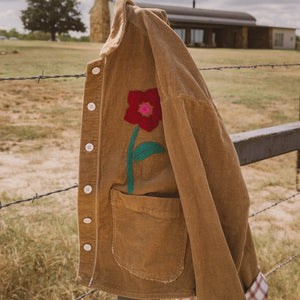 Jacket- Corduroy Fall Floral