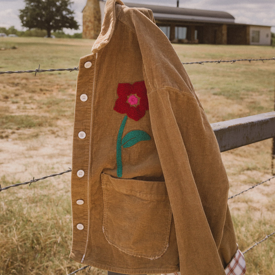 Jacket- Corduroy Fall Floral