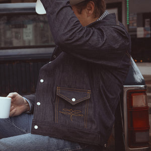 Old Flame- Men's Selvedge Denim Jacket