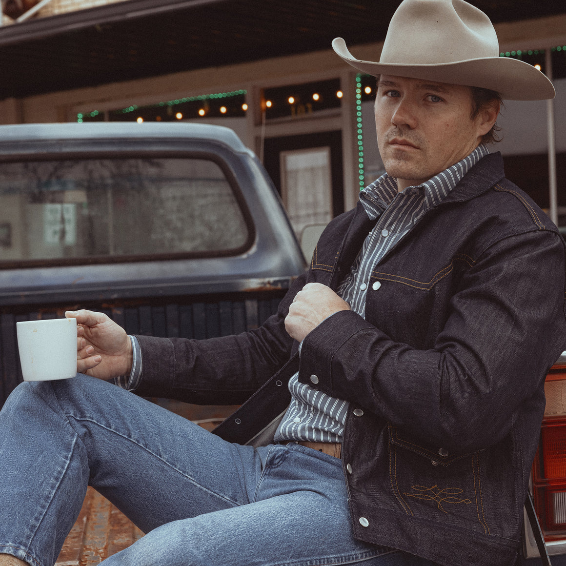 Old Flame- Men's Selvedge Denim Jacket