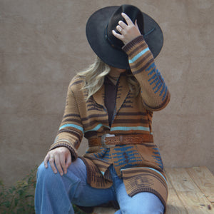 Cardigan- Wrap Harvest Knit