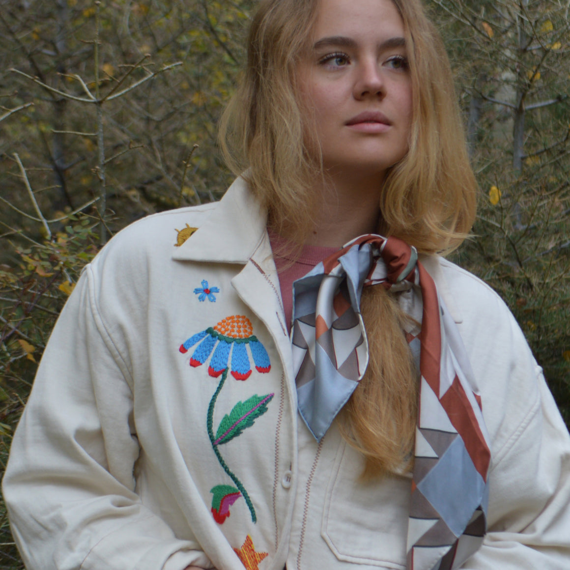 Blouse- Winter Vacation (Ecru)