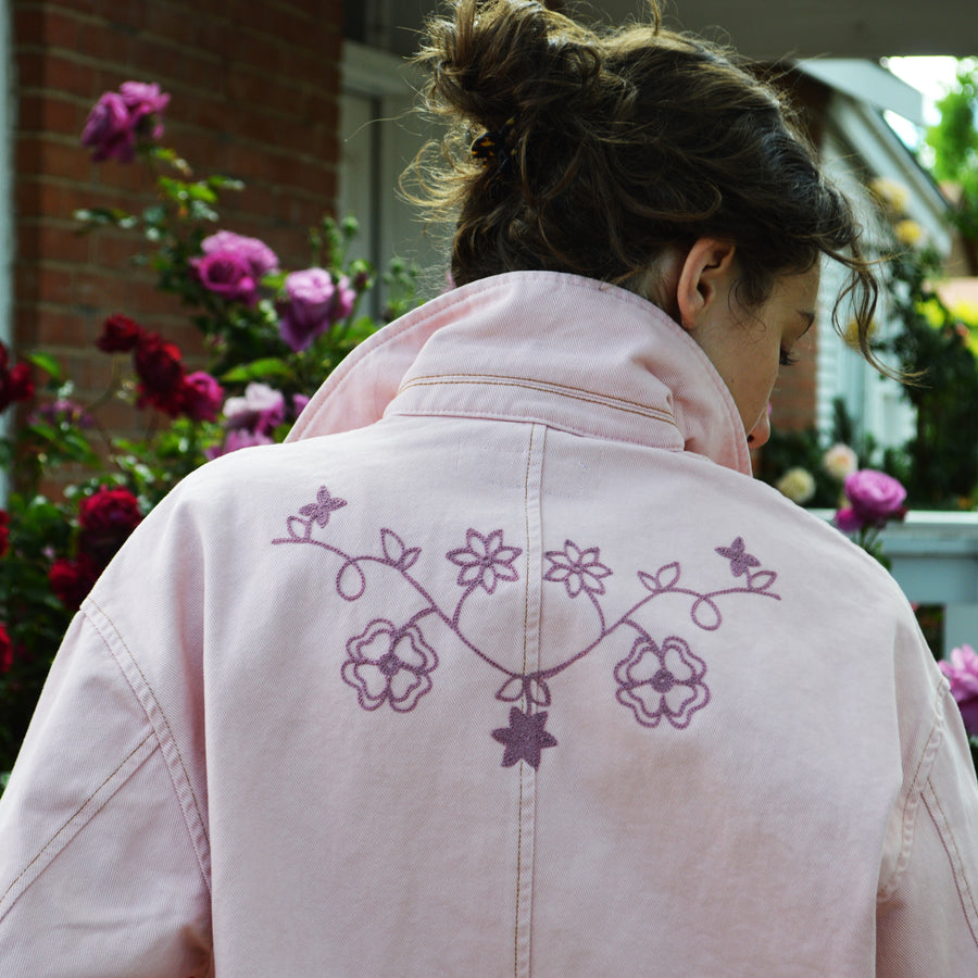 Gardener's Jacket- Chainstitched Field Bloom