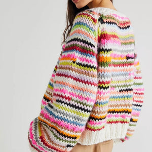 Pullover- Women's 'No Waste' Handknit